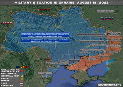 Military Situation In Ukraine On August 16, 2023 (Map Update) – Kolozeg.Org