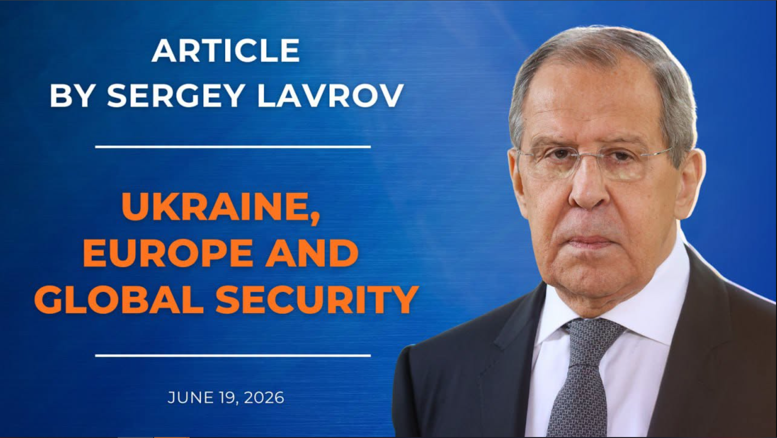 Censored Lavrov Article That Politico Asked For Then Got Too Scared To Publish (FULL TEXT)